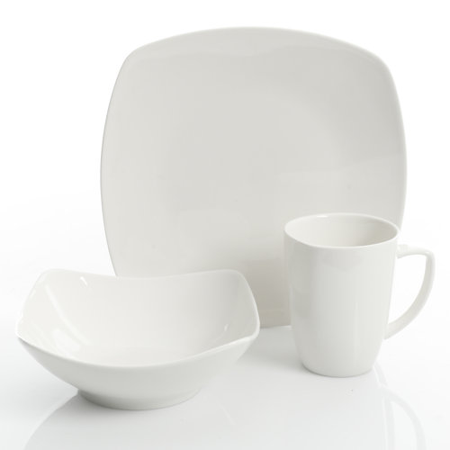 Gibson Zen Earthenware Dinnerware Set Service for 4 & Reviews Wayfair